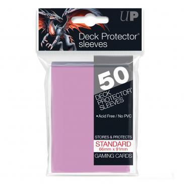 50ct Pink Standard Deck Protectors - Destination Retro