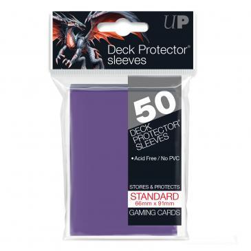 50ct Purple Standard Deck Protectors - Destination Retro