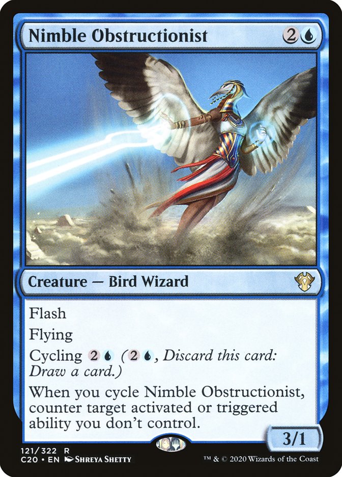 Nimble Obstructionist [Commander 2020] - Destination Retro