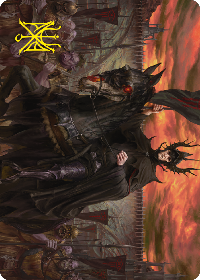 The Mouth of Sauron Art Card (Gold-Stamped Signature) [The Lord of the Rings: Tales of Middle-earth Art Series] - Destination Retro