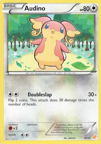 Audino (18/30) [Black & White: Trainer Kit] - Destination Retro