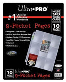9-Pocket Platinum Page for Standard Size Cards - Destination Retro
