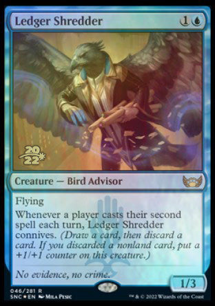 Ledger Shredder [Streets of New Capenna Prerelease Promos] - Destination Retro