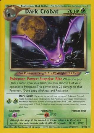 Dark Crobat (2/105) [Neo Destiny Unlimited] - Destination Retro