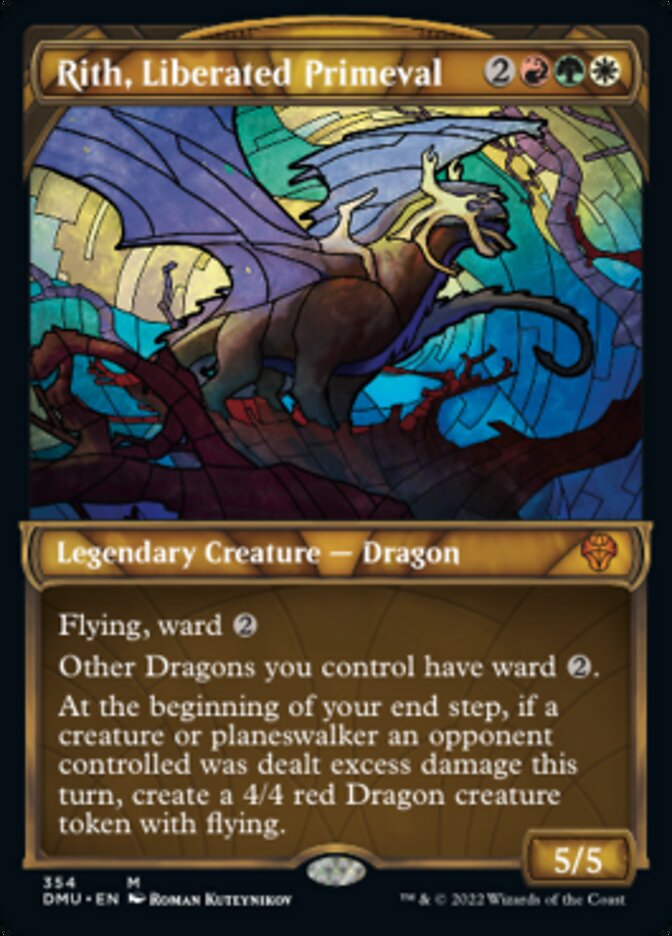 Rith, Liberated Primeval (Showcase Textured) [Dominaria United] - Destination Retro