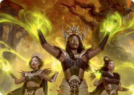 Dawnhart Wardens Art Card [Innistrad: Midnight Hunt Art Series] - Destination Retro