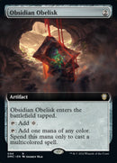 Obsidian Obelisk (Extended Art) [Dominaria United Commander] - Destination Retro