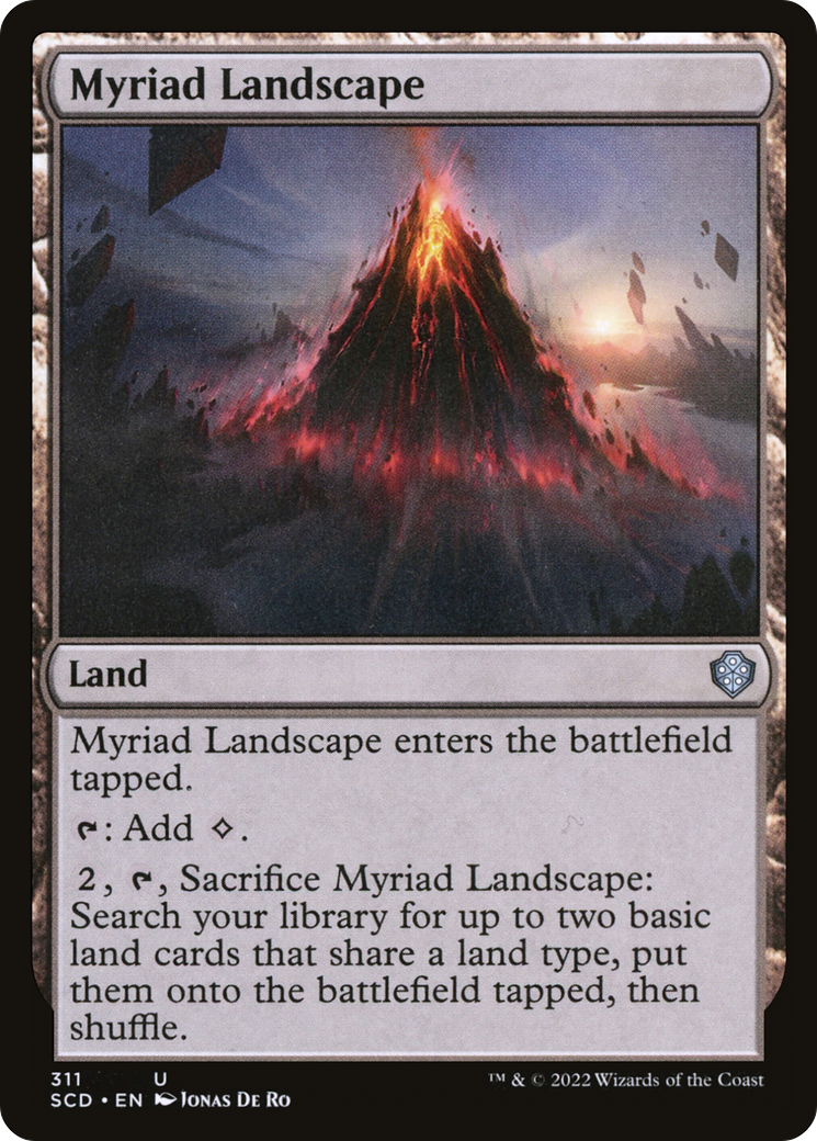 Myriad Landscape [Starter Commander Decks] - Destination Retro
