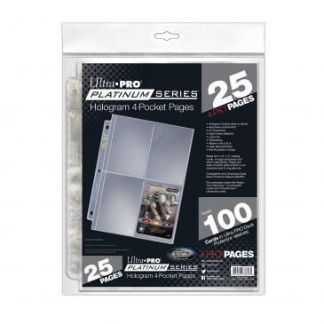 Ultra PRO Platinum Series 4-Pocket Pages - Destination Retro