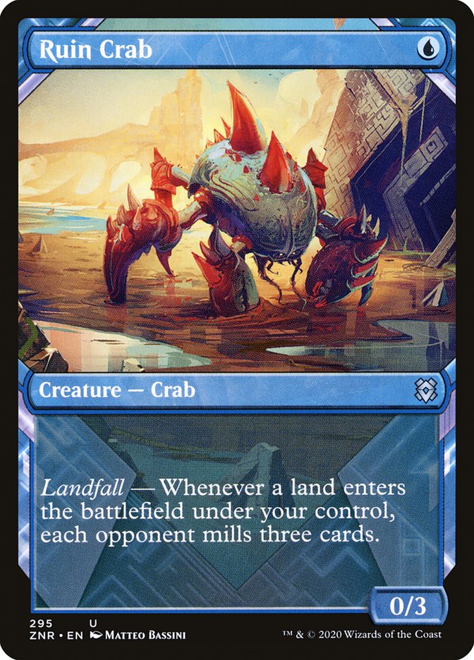 Ruin Crab (Showcase) [Zendikar Rising] - Destination Retro