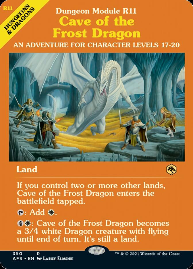 Cave of the Frost Dragon (Dungeon Module) [Dungeons & Dragons: Adventures in the Forgotten Realms] - Destination Retro