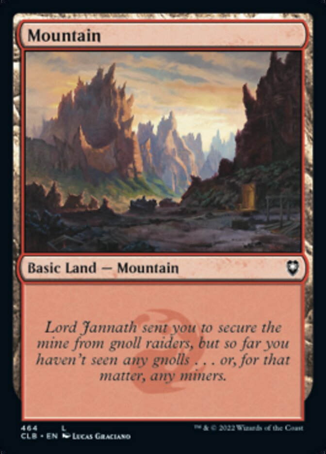 Mountain (464) [Commander Legends: Battle for Baldur's Gate] - Destination Retro