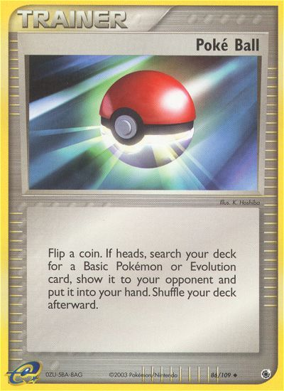 Poke Ball (86/109) [EX: Ruby & Sapphire] - Destination Retro