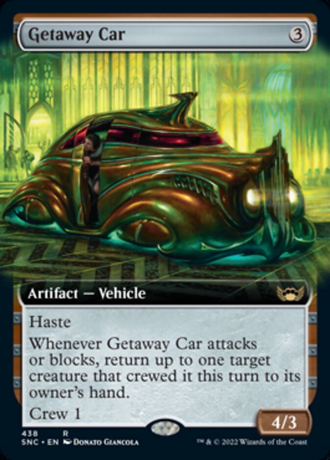 Getaway Car (Extended Art) [Streets of New Capenna] - Destination Retro