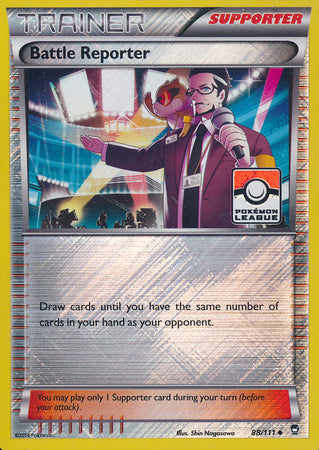 Battle Reporter (88/111) (League Promo) [XY: Furious Fists] - Destination Retro