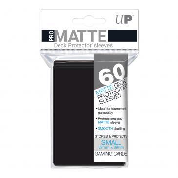 60ct Pro-Matte Black Small Deck Protectors - Destination Retro