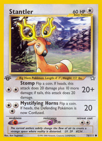 Stantler (76/111) [Neo Genesis 1st Edition] - Destination Retro