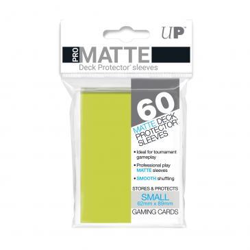 60ct Pro-Matte Bright Yellow Small Deck Protectors - Destination Retro