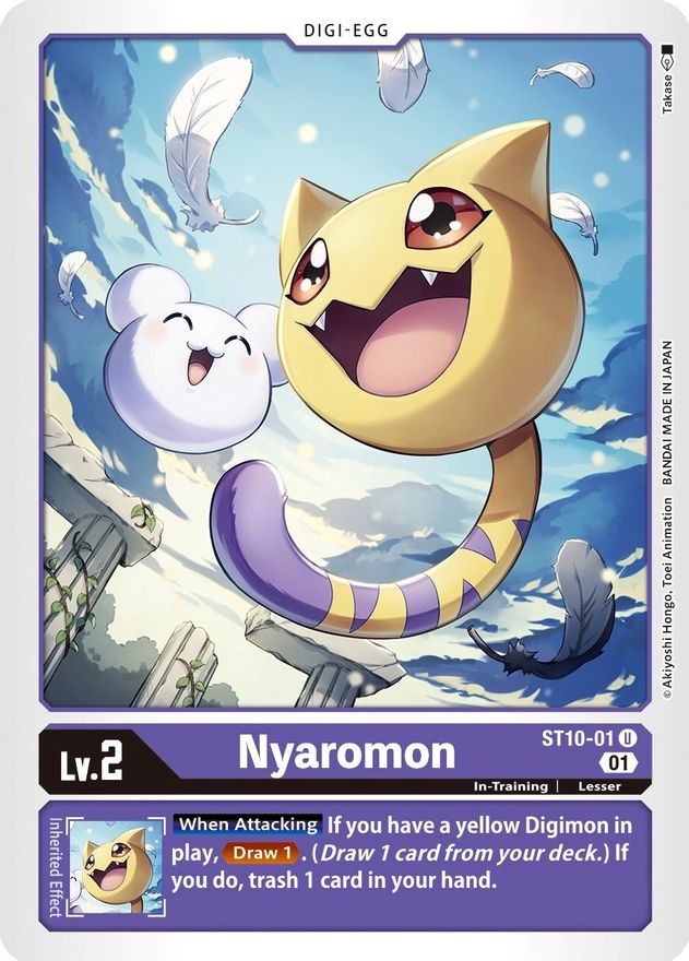 Nyaromon [ST10-01] [Starter Deck: Parallel World Tactician] - Destination Retro