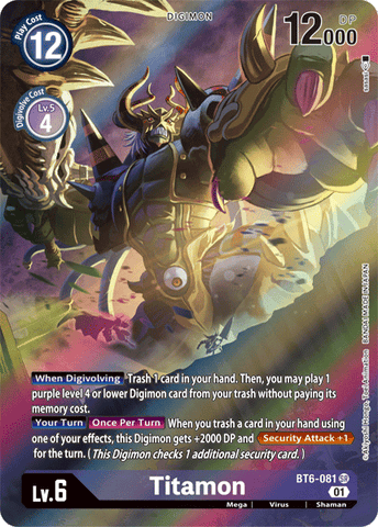 Titamon [BT6-081] (Alternate Art) [Double Diamond] - Destination Retro