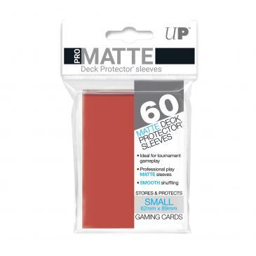 60ct Pro-Matte Red Small Deck Protectors - Destination Retro