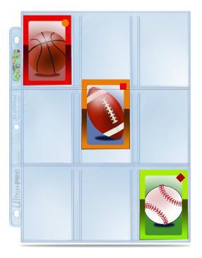9-Pocket Mini Card Page - Destination Retro