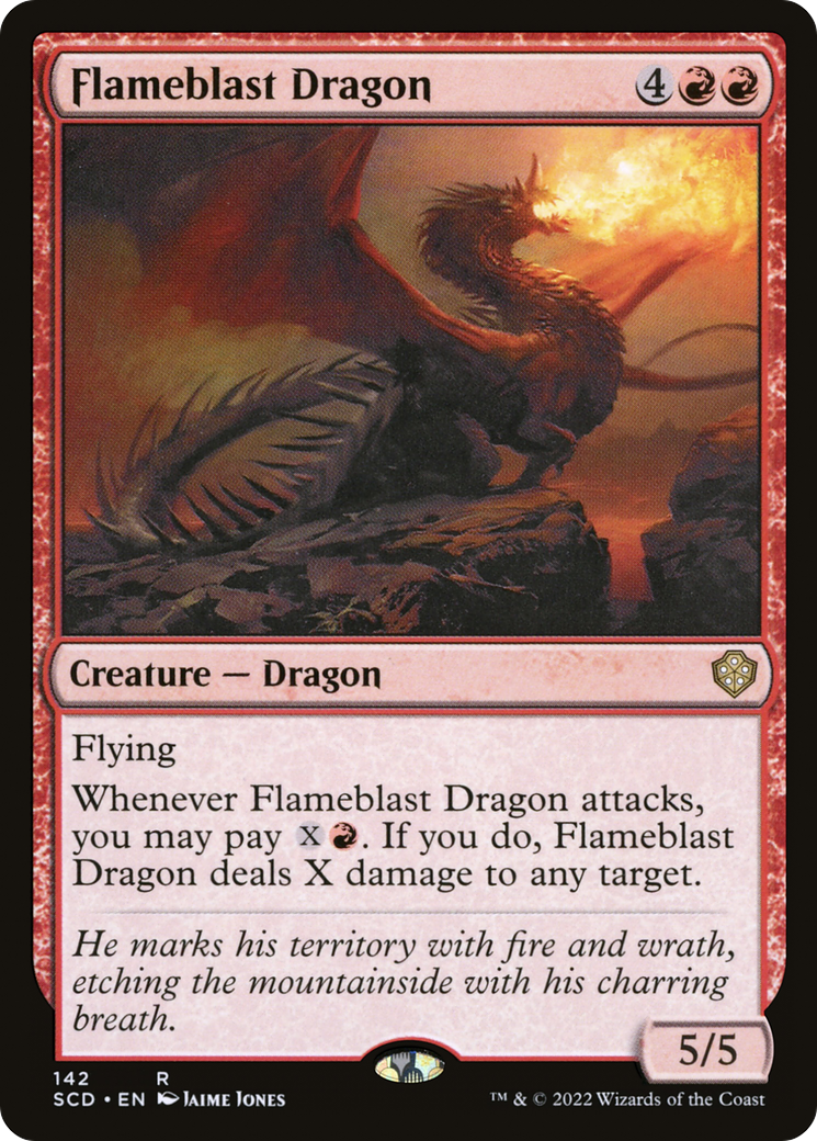 Flameblast Dragon [Starter Commander Decks] - Destination Retro