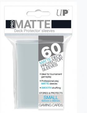60ct Pro-Matte Clear Small Deck Protectors - Destination Retro