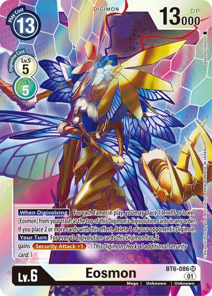 Eosmon [BT6-086] [Double Diamond] - Destination Retro
