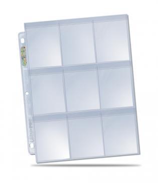 9-Pocket Secure Platinum Page for Standard Cards - Destination Retro
