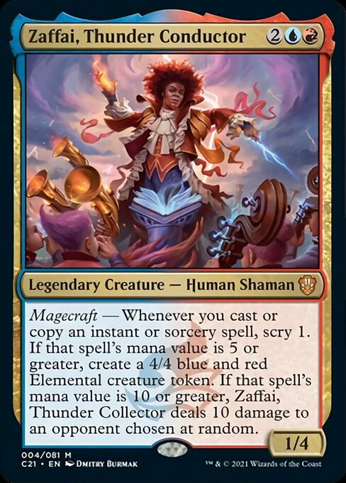 Zaffai, Thunder Conductor [Commander 2021] - Destination Retro