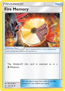Fire Memory (123/156) [Sun & Moon: Ultra Prism] - Destination Retro