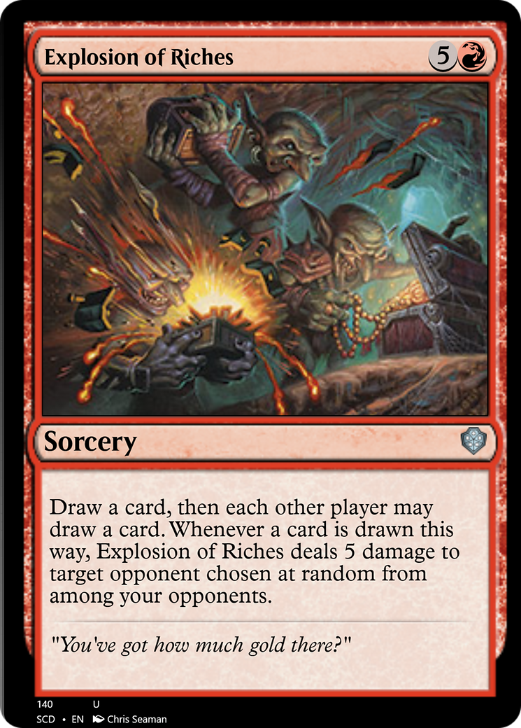 Explosion of Riches [Starter Commander Decks] - Destination Retro