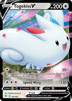 Togekiss V (140) [Sword & Shield: Vivid Voltage] - Destination Retro