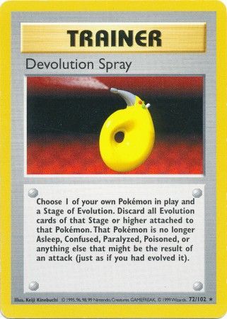 Devolution Spray (72/102) [Base Set Shadowless Unlimited] - Destination Retro