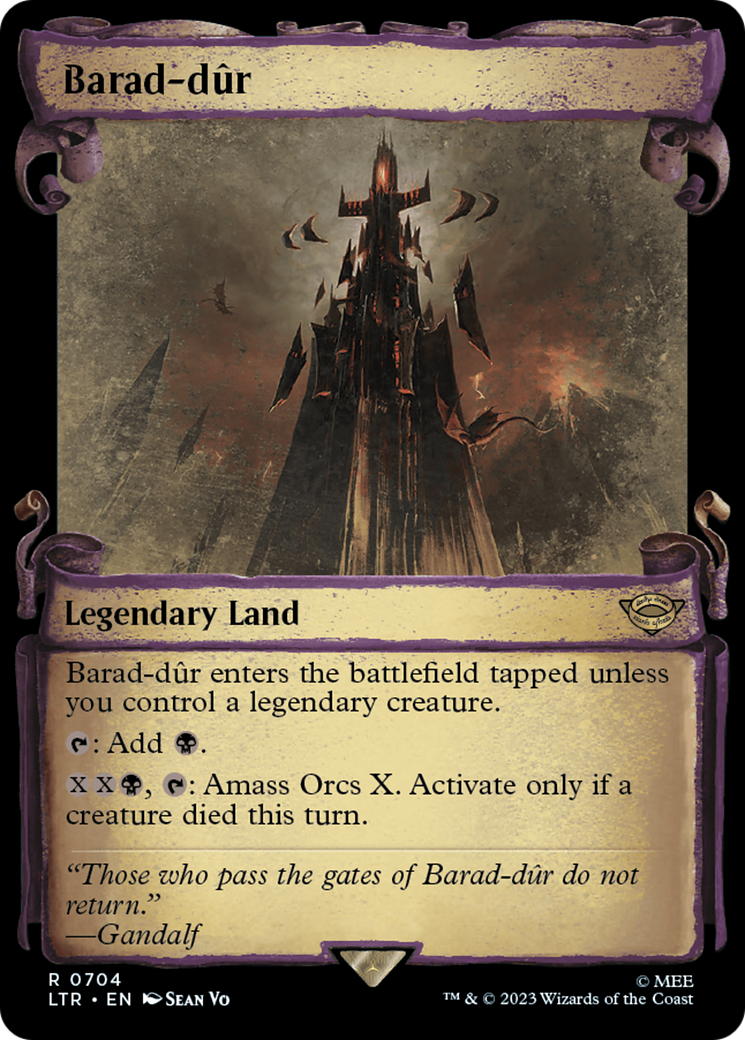 Barad-dur [The Lord of the Rings: Tales of Middle-Earth Showcase Scrolls] - Destination Retro