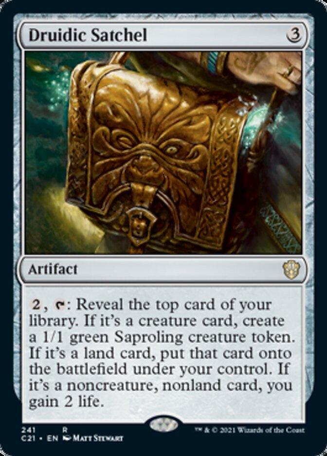 Druidic Satchel [Commander 2021] - Destination Retro