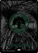 Forest (369) (Oil Slick Raised Foil) [Phyrexia: All Will Be One] - Destination Retro