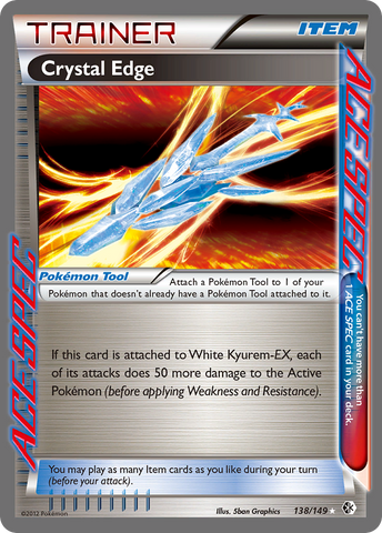 Crystal Edge (138/149) [Black & White: Boundaries Crossed] - Destination Retro