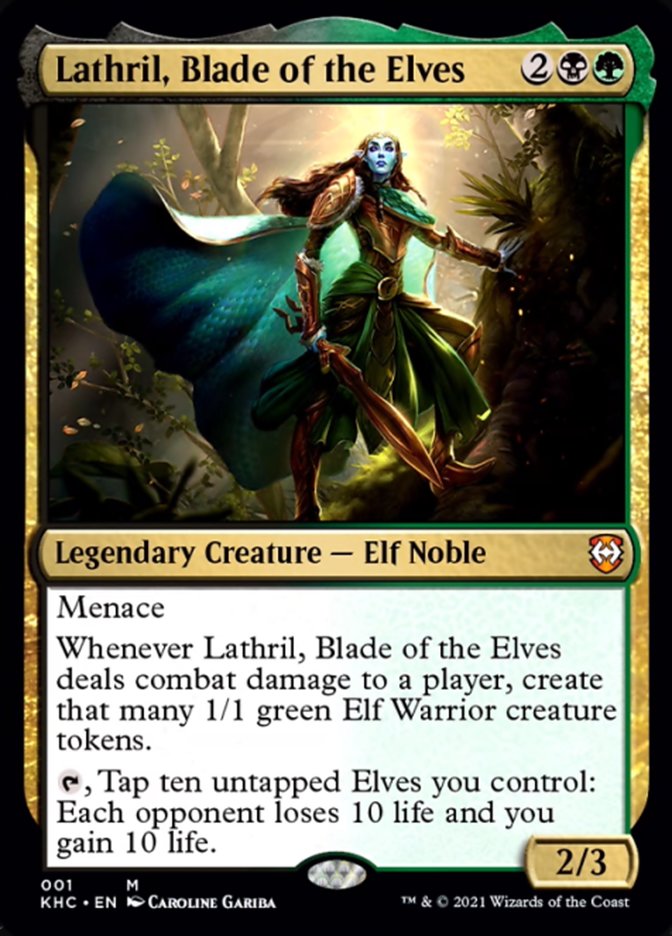 Lathril, Blade of the Elves [Kaldheim Commander] - Destination Retro