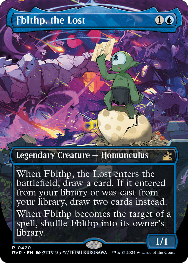 Fblthp, the Lost (Anime Borderless) [Ravnica Remastered] - Destination Retro