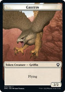 Zombie Knight // Griffin Double-sided Token [Dominaria United Commander Tokens] - Destination Retro