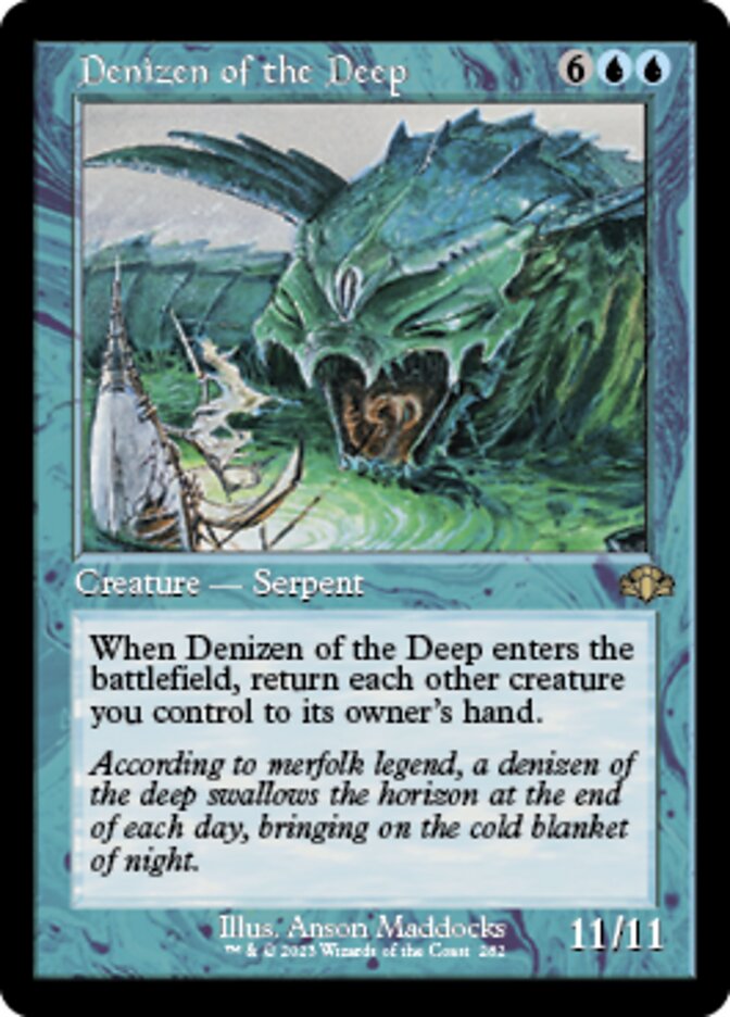 Denizen of the Deep (Retro) [Dominaria Remastered] - Destination Retro