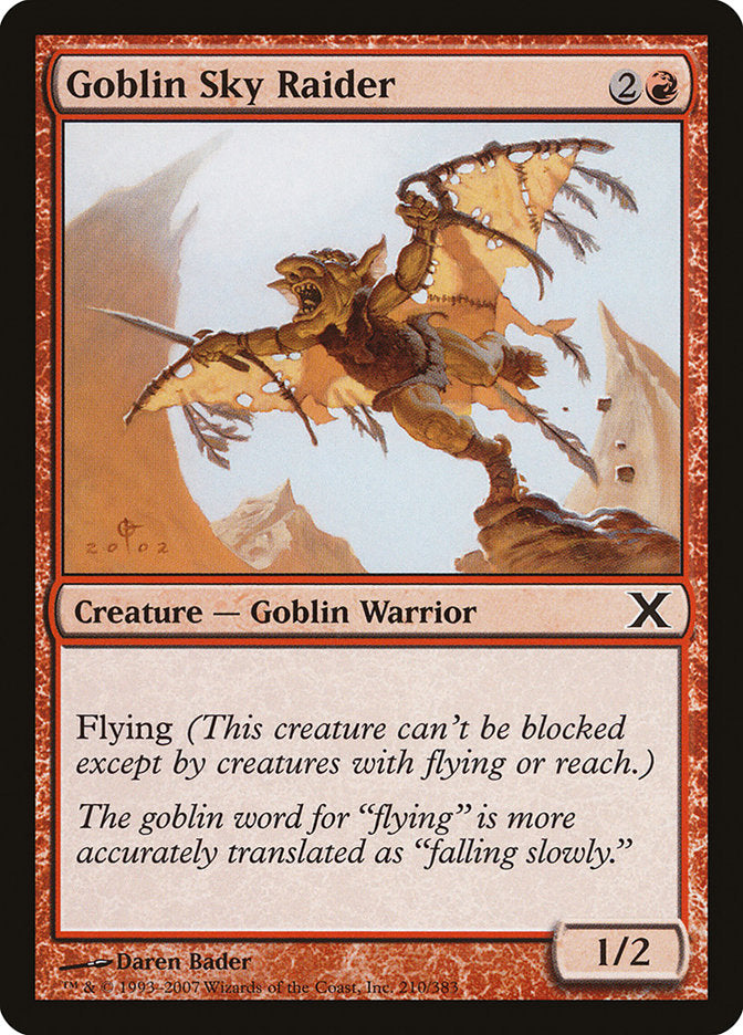 Goblin Sky Raider [Tenth Edition] - Destination Retro