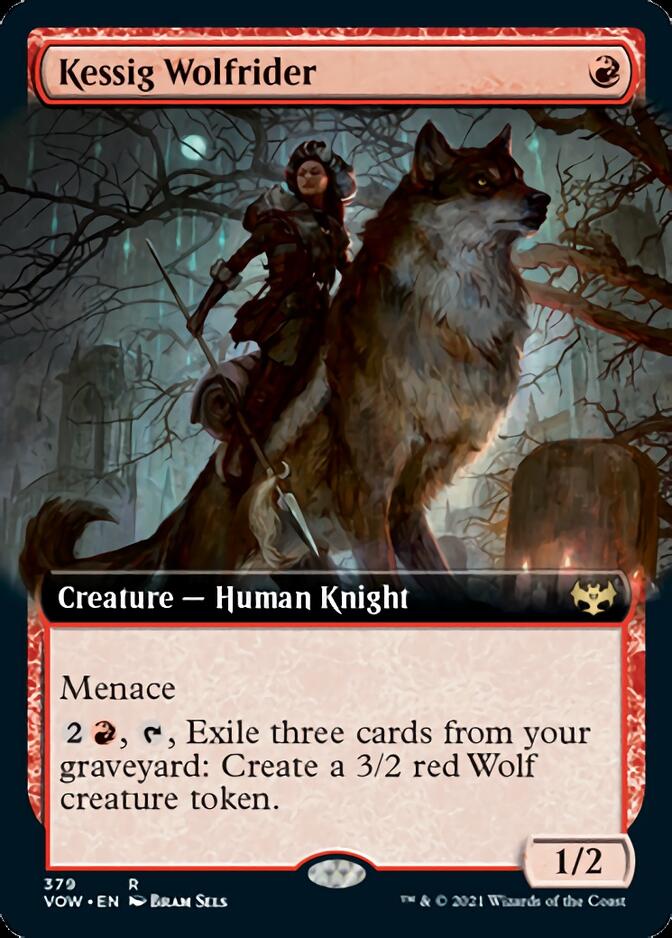 Kessig Wolfrider (Extended) [Innistrad: Crimson Vow] - Destination Retro