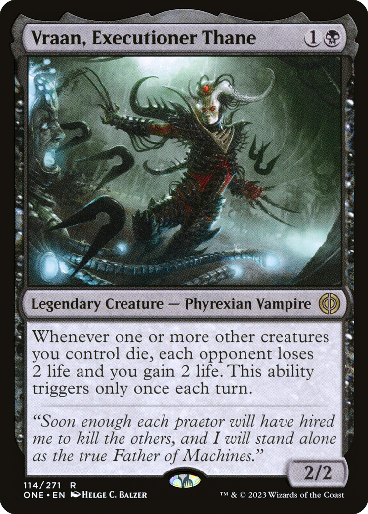 Vraan, Executioner Thane [Phyrexia: All Will Be One] - Destination Retro