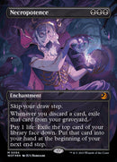 Necropotence (Anime Borderless) (Confetti Foil) [Wilds of Eldraine: Enchanting Tales] - Destination Retro