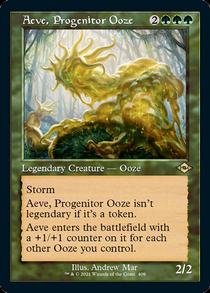Aeve, Progenitor Ooze (Retro Foil Etched) [Modern Horizons 2] - Destination Retro