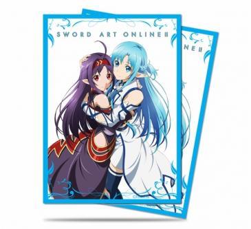 Sword Art Online II Yuuki & Asuna Standard Deck Protector sleeves 65ct - Destination Retro