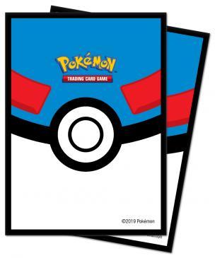 Great Ball Deck Protector sleeve for Pokémon 65ct - Destination Retro